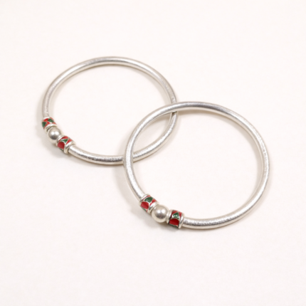 Silver Sparkle Kids' Kada
