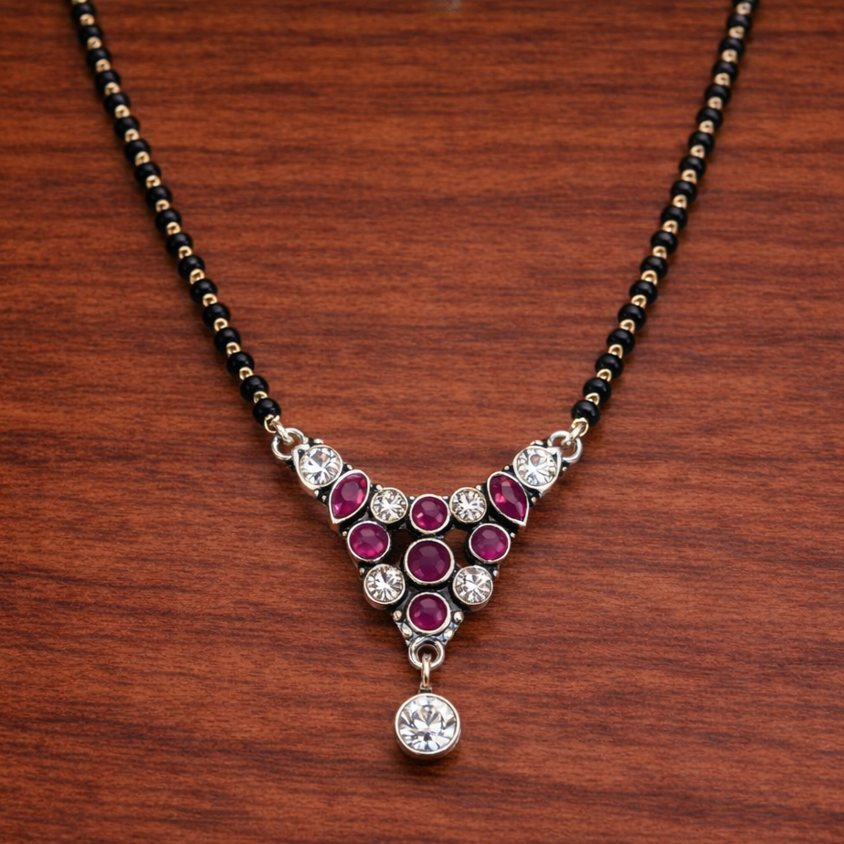 ChatGPT Image Feb 27, 2026, 04_59_15 PM Elegant Silver Cutstone Mangalsutra