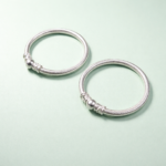 Shimmering Hearts Silver Kids' Kada