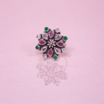 Elegant Silver Solitaire Ring