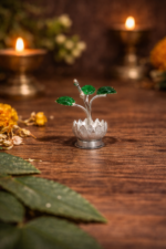 Sacred Silver Tulsi: Reverence in Silver