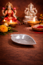 Radiant Glow: Silver Diya