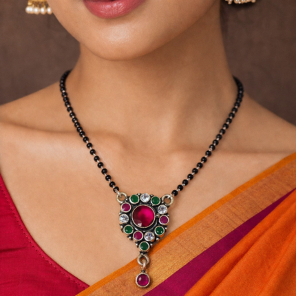 Radiant Unity: Silver Mangalsutra