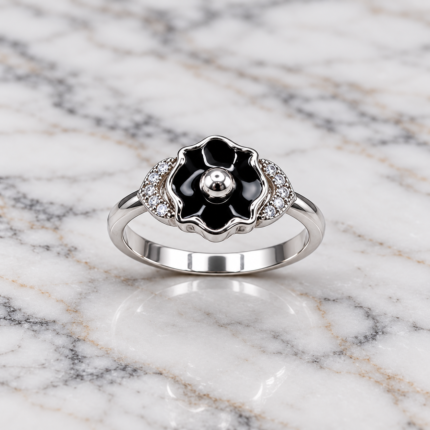 Twilight Sparkle Silver Ring: Radiant Elegance