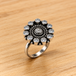 Graceful Radiance: Silver Ring