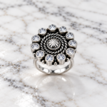 Graceful Radiance: Silver Ring