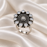 Graceful Radiance: Silver Ring