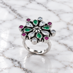 Enchanting Silver Swirl Ring