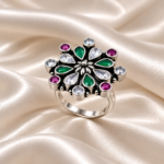 Enchanting Silver Swirl Ring