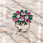 Majestic Silver Vine Ring