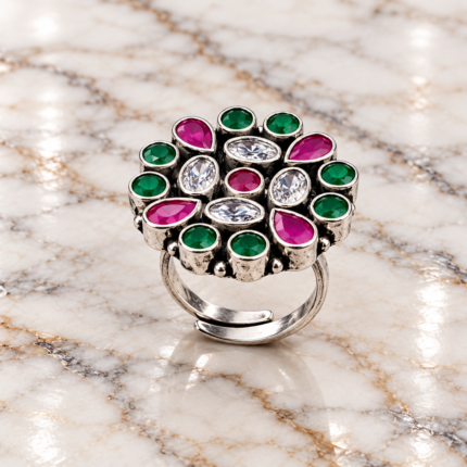 Majestic Silver Vine Ring