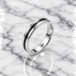 Timeless Silver Serenity Ring: Elegance in Simplicity