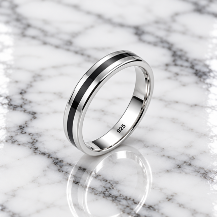 Timeless Silver Serenity Ring: Elegance in Simplicity
