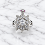 Silver Turtle Ring: A Tribute to Grace and Endurance