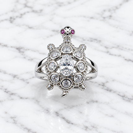 Silver Turtle Ring: A Tribute to Grace and Endurance
