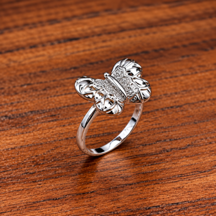Butterfly Silver Ring: Enchanting Elegance in Flight