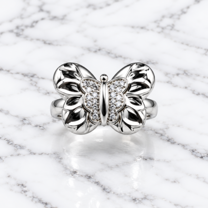 Butterfly Silver Ring: Enchanting Elegance in Flight
