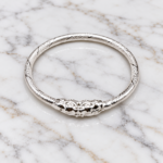 Enchanting Silver Kids' Kada with Traditional Details