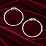 Enchanting Kids' Silver Kada Bracelet