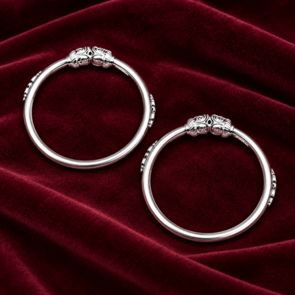 Enchanting Kids' Silver Kada Bracelet