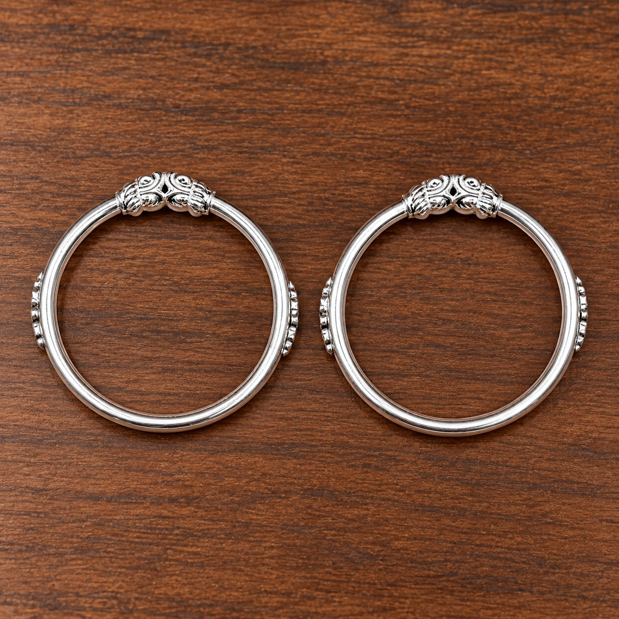 ChatGPT Image Sep 5, 2026, 06_09_37 PM Enchanting Kids' Silver Kada Bracelet