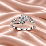 Ethereal Glow: Sterling Silver Ring