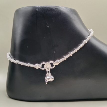 Celestial Charms: Silver Payal for Timeless Elegance