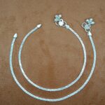 Elegant Silver Payal - Traditional Indian Anklet