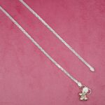 Elegant Silver Payal - Traditional Indian Anklet