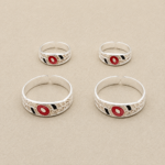 Radiant Whispers - Silver Toe Ring