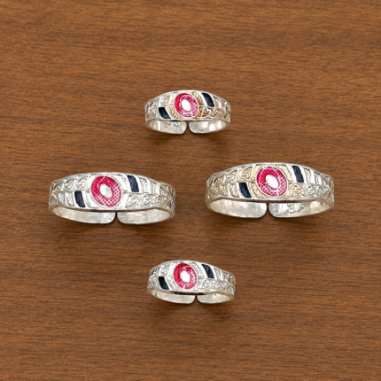 Radiant Whispers - Silver Toe Ring