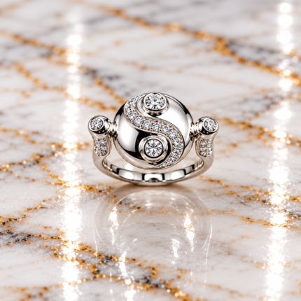 Ethereal Silver Harmony Ring