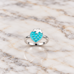 Berry Bliss: Kids' Silver Strawberry Ring