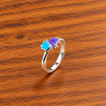 Cat Hug: Kids 925 Silver Kat Face Ring