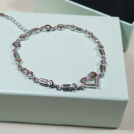 Love's Embrace Sterling Silver Infinity Heart Bracelet