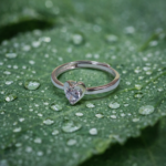 Sterling Silver Eclipse Ring: Celestial Sophistication