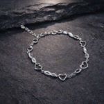 Eternal Bond Sterling Silver Infinity Heart Bracelet