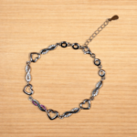 Silver Lattice Radiance Bracelet