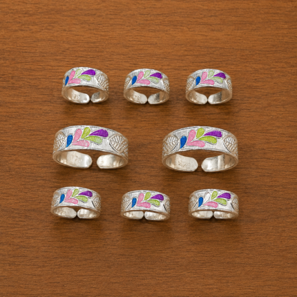 Chic and Comfortable Freesize Silver Toe Rings: Effortless Elegance