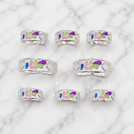Chic and Comfortable Freesize Silver Toe Rings: Effortless Elegance