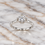 Everlasting Love: Trendy Free-Size Silver Ring with Heart