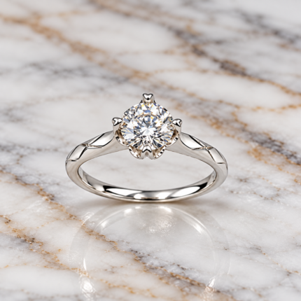 Everlasting Love: Trendy Free-Size Silver Ring with Heart