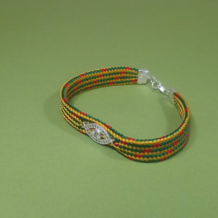 Luminous Threads: Silver Dhaga Bracelet