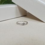 Solitaire Brilliance: Sterling Silver Elegance Ring