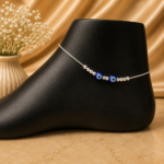 Guardian Gleam: Sterling Silver Evil Eye Payal