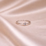 Solitaire Brilliance: Sterling Silver Elegance Ring
