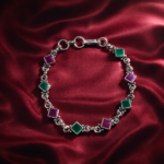 Celestial Sparkle: Sterling Silver Stardust Bracelet