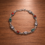 Radiant Allure: Sterling Silver Gemstone Elegance