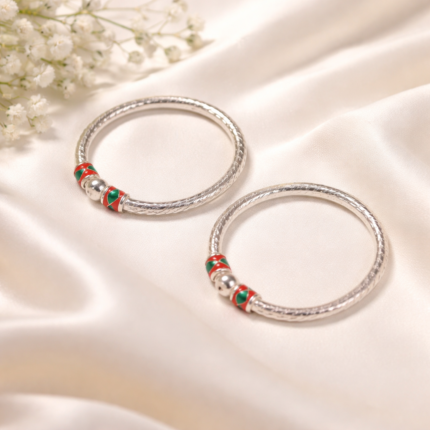 Little Treasures: Silver Kangan Bracelets for Kids