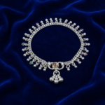 Shimmering Steps: Kids' Silver Payal